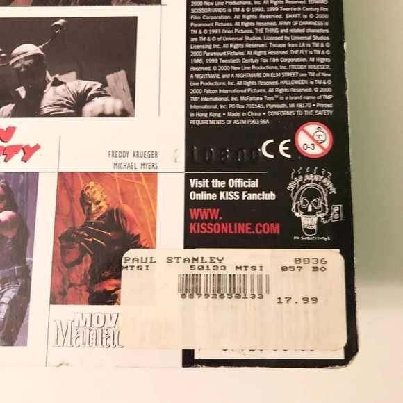 2000 KISS Band Paul Stanley Starchild Alive McFarlane Spawn Action Figure - Picture 6 of 16